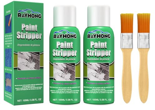 Rayhong Paint Stripper, Efficient Paint Stripper, Lackentferner für Metall Lackabbeizer Motorlackentferner, Professionelles Lackentfernungswerkzeug für Metall, Auto, Holz (2 PCS)