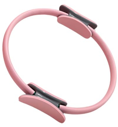 rockible Aro de Pilates Aro de Fitness Aro de Ejercicio para Muslos Aparatos de Entrenamiento de Yoga Tonificador de Muslos Accesorios de Pilates para el hogar, Rosa