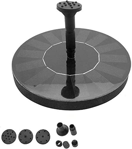 BOOZXCV Solar Fountain, Solar Water Pump for Bird Bath, Standing Outdoor Submersible Fountain Panel Kit for Pond, Pool, Patio, Garden