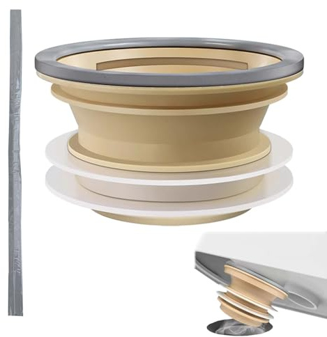 100-110mm Flangia per Wc Anello di Tenuta WISIRENT, Guarnizione Wc Scarico Universale Tubo di Scarico Wc Flangia Odor, Resistant Anello di Tenuta Ciotola Flangia per Wc Anello di Tenuta per Il Bagno