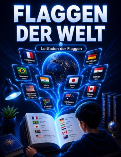Flaggen der Welt: Flaggenführer – Entdecken Sie die Länder, Hauptstädte, Bevölkerung, Währung, Sprachen und Fläche