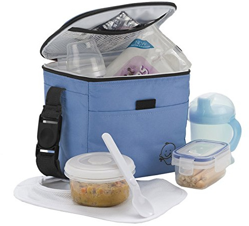 Polar Gear Borsa Termica DNC UK per bambini piccoli blu pastello professional in poliestere, con ghiaccio riutilizzabile.
