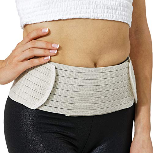 Neotech Care - 3-i-1 gravidbälte, maggördel och bäckenbälte/stöd/band - andningsaktiv (Beige, XL)