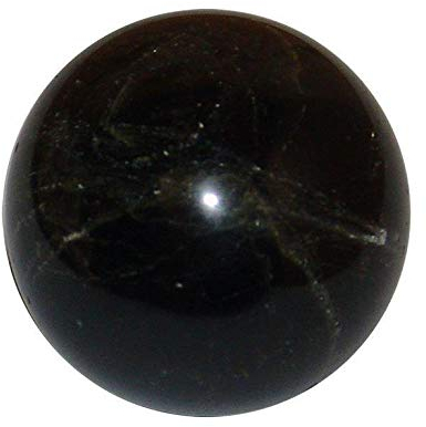 Turmalin schwarz Schörl Kugel XXL Ø ca.68-72 mm