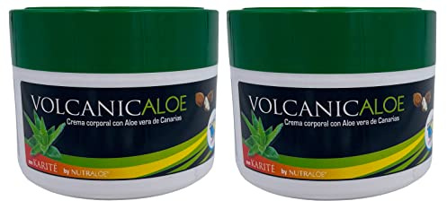 Nutraloe Volcanic Aloe Feuchtigkeitscreme mit Karitebutter 250ml x 2 Einheiten