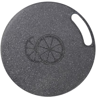 35X0.8cm Round Plastic Kitchen Chopping Board Fruit Vegetable Chopping Block Hanging Chopping Board with Handles for Restaurant Home Pub
