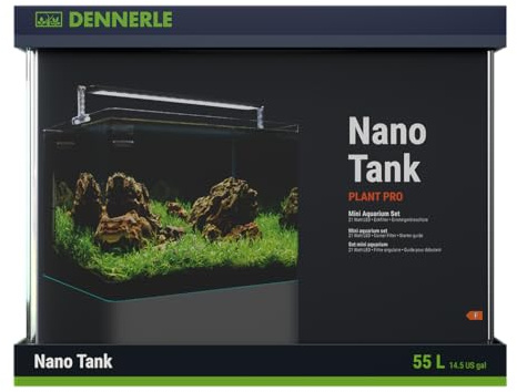Dennerle Nano Tank Plant Pro, 55 Liter - Mini Aquarium Set