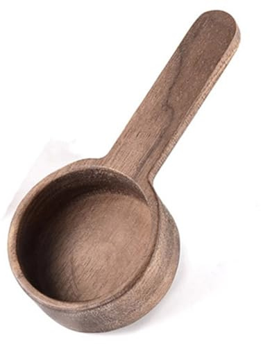 Coffee Spoons,CISHNOU Wooden Tablespoon Scoop Wooden Coffee Ground Spoon Measuring for Ground Beans or Tea Soup Cooking Mixing Stirrer Kitchen Tools Utensils