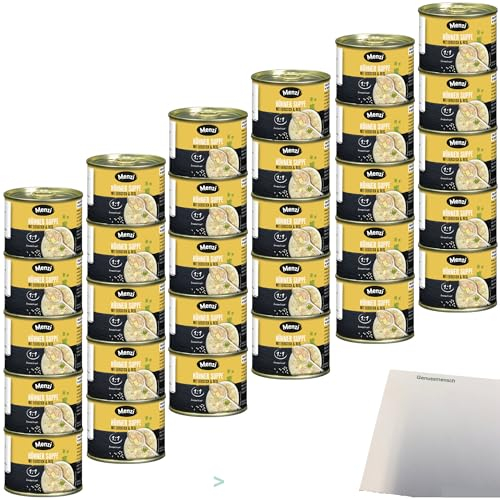 Menzi Hühnersuppe mit Eierstich und Reis Konzentriert 6er Pack (30X200ml Dose) + usy Block
