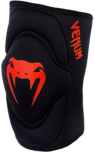 Venum Kontakt-Knieschoner - Schwarz-Rot - XL