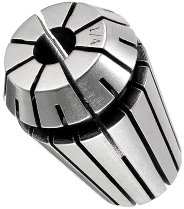 TOP-VIGOR ER11 1/4 inch Spring Collet, High Precision Clamping Collet Chuck for CNC Engraving Machine & Milling Lathe Tool