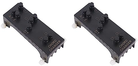 Haopeuk 2X Ukulele Akkord Wechsler, Ukulele Hilfe Lernen System Lehrmittel Hilfe für Anfänger