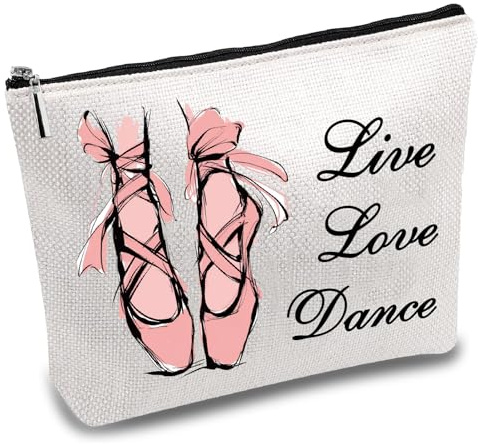 CREATCABIN Borsa Il Trucco Borsa Il Trucco Potabile Cosmetici Portaoggetti da Toilette Organizzatore Gioielli Porta Piccoli Oggetti Borsa da Viaggio Borsa Cerniera Regalo Ballerine Donne 25x18cm