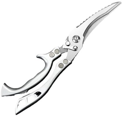 Heavy Duty Kitchen Scissors Strong Kitchen Chicken Bone Scissors Home Cooking Kitchen Scissors Multi-Purpose Poultry Kitchen Scissors Meat Cooking Scissors Poultry Chicken Scissors For Cutting Chicken
