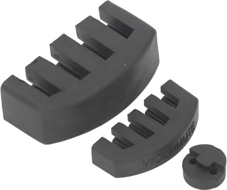 Dämpfer für Cello, Rundes Set mit Gummiklauen, Langlebig, Tragbar und Flexibel zum Üben, Für Musiker und Schüler