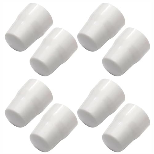 2 Pack Radiator Valve Cap - Universal Push-Fit White Plastic Radiator Cap