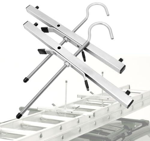Hunmor SafeClamp Leiterklemme, Van Leiterklemmen,2 Stück | Leiternhalter für Dachträger, Leitersicherung Lieferwagen Ladder Clamp