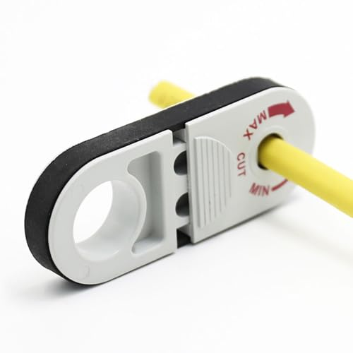 IUSOT Pelacables, herramienta pelacables de red universal para Cat5e, Cat6, Cat7, Cat8, herramienta de pelado de cables, pelacables coaxiales, herramienta de pelado de cables para pelar cables de