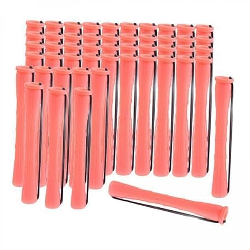 JAYIOLA 2xCurl Vague Froide Perm Tiges Friser Cheveux Bouclés Ondulés Tige Ensemble Femmes Filles 50 Pièces 1.3 Cm
