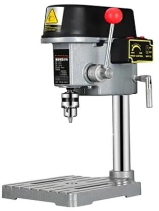 Trapano a Colonna da Banco, 340W Mini Trapano Da Banco Trapano Da Banco Trapano A Velocità Variabile Mandrino Da 0,6-6,5 Mm For Utensili Elettrici In Metallo Legno Fai Da Te,per metallo e legno fai d