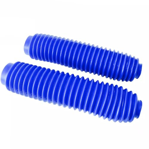 07995-A COPPIA SOFFIETTI FORCELLA BLU Ø TUBO 38/41 Ø FODERO 58/62 DIAMETRO 38/58MM ALTEZZA 350MM ARIETE