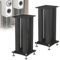 Supporto per Altoparlanti Da Pavimento, Supporti Audio Hifi, Rack per Altoparlanti Universali Con Vibrazioni Ridotte, Per Una Messa a Punto Opzionale Con Riempimento Di Sabbia,20cm(77/8in)Tall