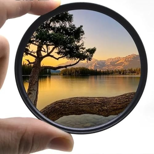 Kamerafilter, kameralinsfilter polariserande filter kameralins för 1200d 700d färg 49mm 52mm 55mm 58mm 62mm 67mm 72mm 77mm (77mm)