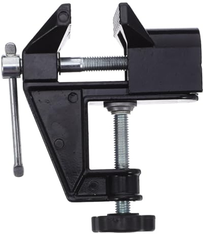 HOMSFOU Mini Étau de Table Multifonctionnel Réglable pour Travail du Matériau et Métal Pince Compacte pour Bricolage et Projets DIY