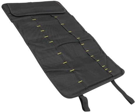 ROMISBABA Borsa Portacoltelli da Chef Resistente e Portatile con Manico Organizer Multi Tasche per Coltelli Custodia Rotolo Grande Capacità per Cucina Campeggio e Bbq
