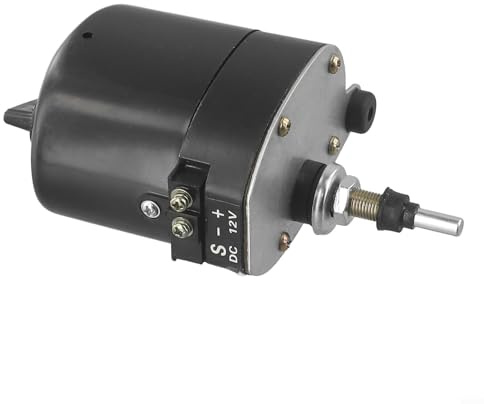 Elektrischer Wischermotor, 12 V, 24 V, für Marine-Wohnmobil-Anwendungen, Scheibenwischermotor mit 300 mm Wischerblatt, passend für Angelboote, Wohnwagen und Geländefahrzeuge (Motor)