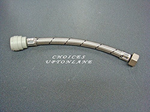 Flexible TAP Connector 15MM Push FIT X 3/4 BSP 300MM Long (Pair of 2 FLEXI'S)