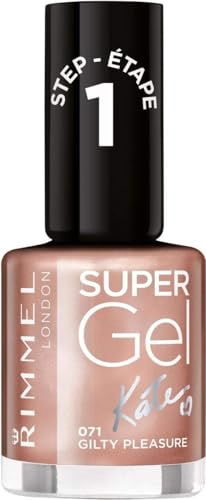Rimmel London Super Gel Esmalte de uñas, Guilty Pleasure, 12 ml, el embalaje puede variar
