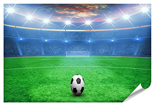 islandburner XXL Bild Poster Fußball Stadion Arena Sport Kinderzimmer Premium Bilder Fotodruck