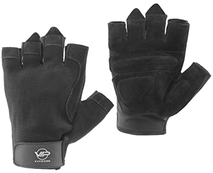 VIP Levo/Elevo Herren Damen Leder Atmungsaktiv Gewichtheben Gym Training Mit/Ohne Handgelenkstütze Gepolsterte Extra Grip Handflächenschutz Fitness Workout Handschuhe