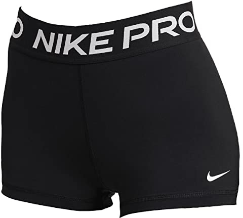 NIKE Damen Pro Upper Thigh Length Tight, Black/White, XXS EU
