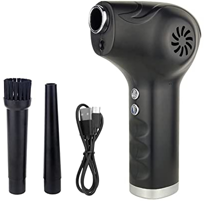 MACIMO Spolverino elettrico ricaricabile, bombolette ad aria compressa USB, pulizia a soffietto d'aria cordless (Color : 10000mAh)