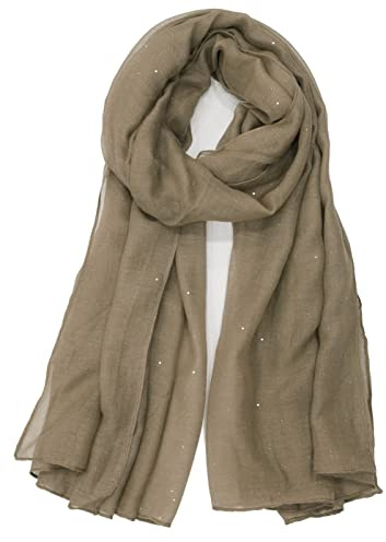Van Der Rich ® - Pailletten Schal Weiches Halstuch - Damen