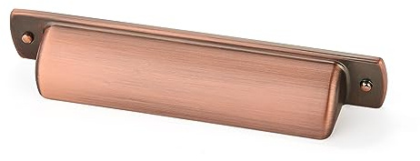 Khtumeware 10er-Pack 3-3/4 (96mm) Vintage Schubladengriffe Gebürstet Antik-Kupfer Schrankfach-Bechergriffe Küchenzubehör Schrankgriffe Schubladengriffe Knöpfe.