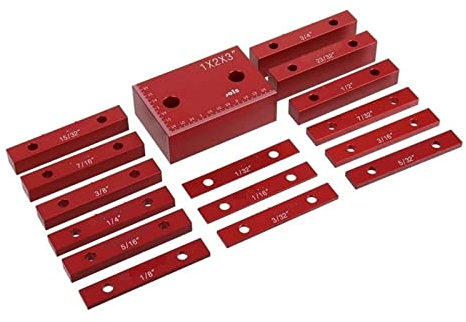 SFQEVHRZ Höhenmessblöcke, Router Table Setup Bars, Messschieber for Oberfräsen und Tischkreissägen, Zubehör, Messwerkzeug for Kalibrieren Anderer Genauigkeiten von G(Imperial)
