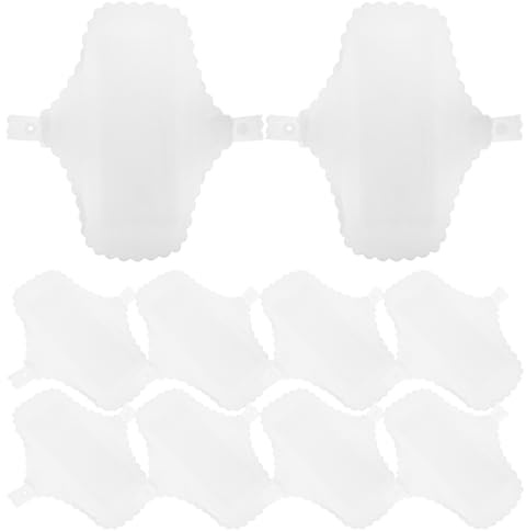 IWOWHERO 20 unidades de paños menstruales lavables para período de tiempo almohadillas de algodón para la higiene femenina mujeres almohadillas orgánicas compresas lavables reutilizables forro