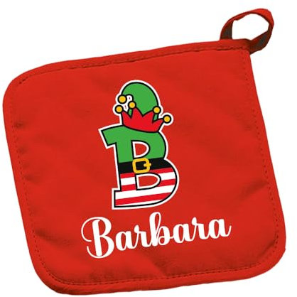 Presina Natalizia Personalizzata con iniziale Decorazione Albero di Natale Idea Regalo Natale mamma nonna decorazioni natalizia addobbi cuoci chef famiglia pranzo cena di natale tavola