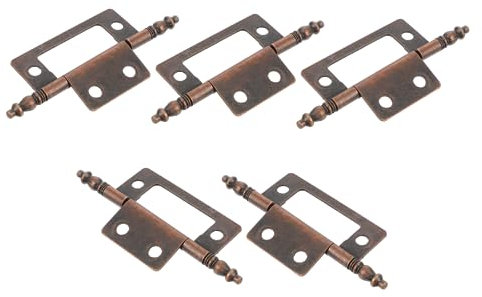 HOMSFOU 3sets Cerniere Antiche Per Porte e Armadi Design Vintage Finitura Elegante e Resistente Per Uso Ed Esterno Movimento Fluido e Silenzioso