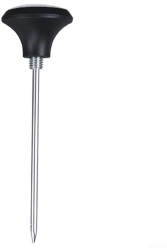 Termometro da cucina meccanico in acciaio inox con manico ergonomico, per caffè, latte, cioccolata calda, lettura -17,8-104,4 °C (nero)