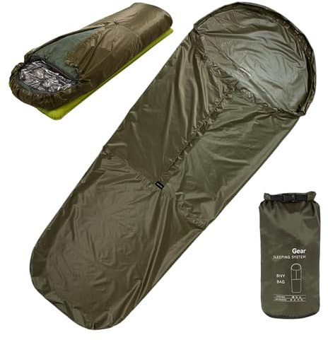 Sovsäcksöverdrag, värmeisolerad sängsäck, hållbart skydd för utomhussovsäck, långvarig funktion för överlevnad, klättring, vinterbackpacking, camping, vandring, resor och äventyrslag