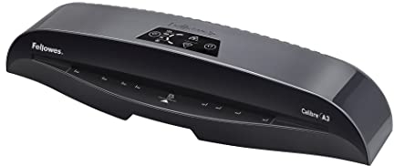 Fellowes Laminiergerät Calibre A3 für 80-125 Micron Folien, nur 60 Sek. Aufwärmzeit, staufreies Laminieren, für Büro und Home Office, inkl. 10 gratis A4 Folien
