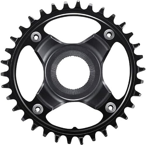 Shimano STEPS SM-CRE80 STEPS chainring for FC-E8000, 34T 53mm chainline, 12-speed, Black