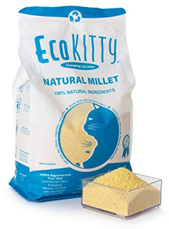 EcoKitty Millet Litière pour Chat Sac de 3,2 kg