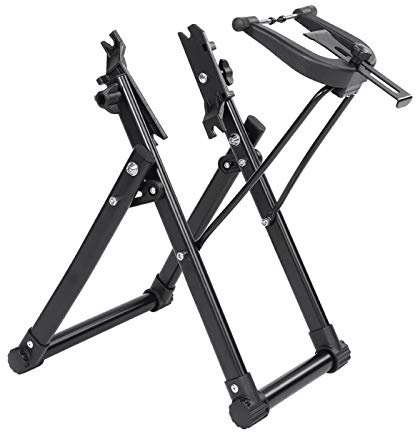 Ejoyous Zentrierständer Fahrrad Schwerlast Fahrrad Montageständer, Fahrradradständer, Aluminiumlegierung Fahrradrad Zentrierständer Faltbarer Heimmechaniker Radsport Für Outdoor
