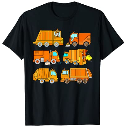 Garbage Truck and Sweepers for Kids Garbage Trucks and Sweepers T-Shirt