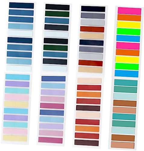 Ciieeo Buchregisterkarten Für Haushalt Und Büro Praktische Tragbare Seitenmarkierungen Selbstklebende Haftetiketten Handlich Und Einfach Anzuwenden